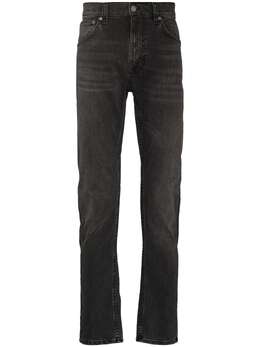 Nudie Jeans: Чёрные джинсы  Lean Dean