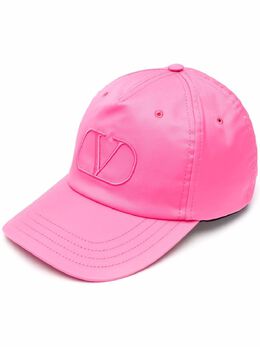 Valentino: Розовая кепка 