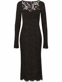 Dolce & Gabbana: Кружевное платье 