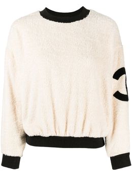 Chanel Pre-Owned: Чёрный свитер 