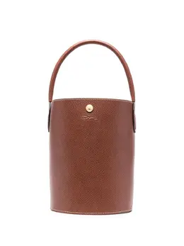 Longchamp: Коричневая сумка 