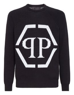 Philipp Plein: Чёрный свитер 