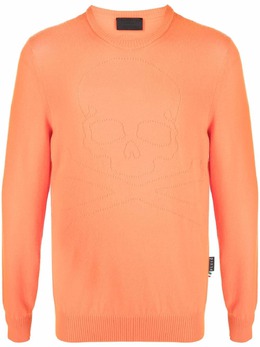Philipp Plein: Трикотажный свитер  Skull