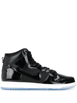 Nike: Блестящие кроссовки  SB Dunk High