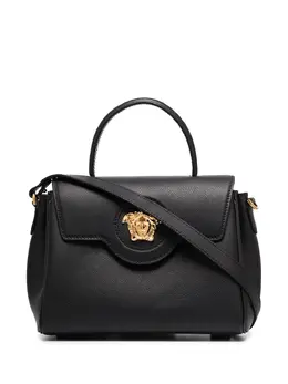 Versace: Чёрная сумка на руку  La Medusa
