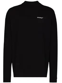 Off-White: Футболка  Caravaggio Arrow с длинным рукавом