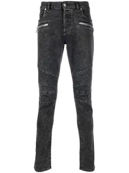 Balmain: Чёрные джинсы 