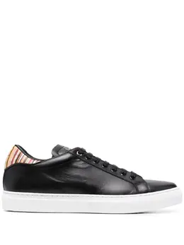 PAUL SMITH: Чёрные кроссовки  Signature Stripe