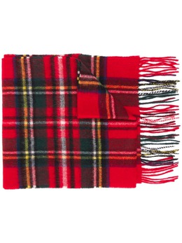Barbour: Красный шарф 