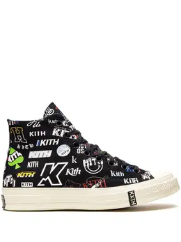 Converse: Чёрные кроссовки  Chuck 70 Hi