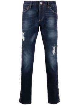 Philipp Plein: Рваные джинсы 