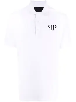 Philipp Plein: Белое поло  Iconic Plein