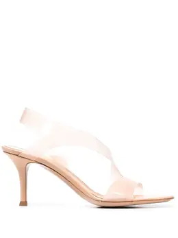 Gianvito Rossi: Бежевые сандалии  Metropolis
