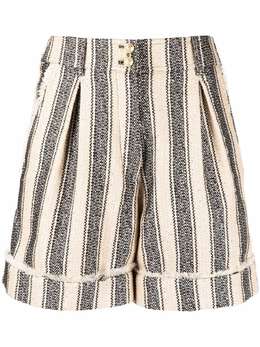 Balmain: Шорты в полоску 