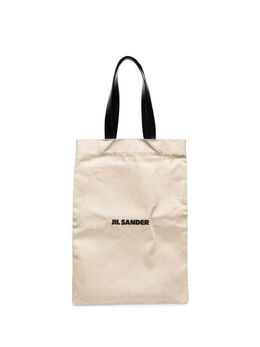 Jil Sander: Сумка-шоппер с принтом 