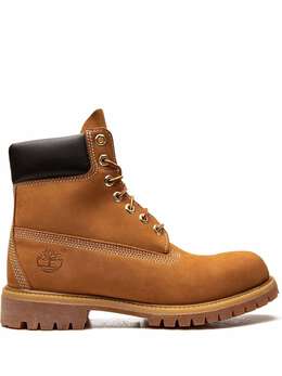 Timberland: Светлые ботинки 