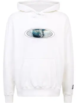 Supreme: Белая толстовка  Lenticular Mountains