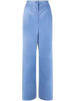 MM6 Maison Margiela: Кожаные брюки 