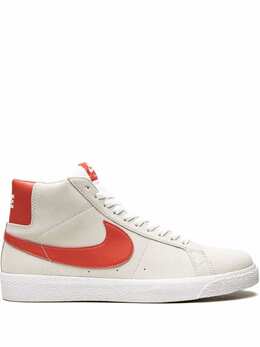 Nike: Белые кроссовки  SB Zoom Blazer Mid