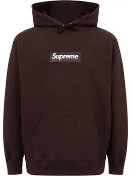Supreme: Коричневая толстовка  Box Logo