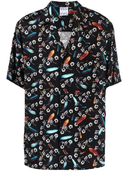 Marcelo Burlon County of Milan: Рубашка с растительным принтом 