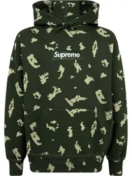 Supreme: Зелёная толстовка  Box Logo