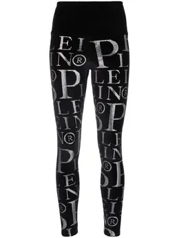 Philipp Plein: Бархатные легинсы 