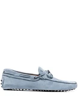 Tod's: Голубые туфли  Gommino