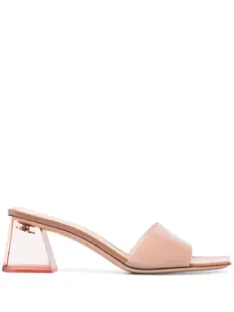 Gianvito Rossi: Бежевые сабо 