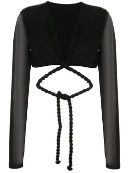 Dion Lee: Чёрный топ 