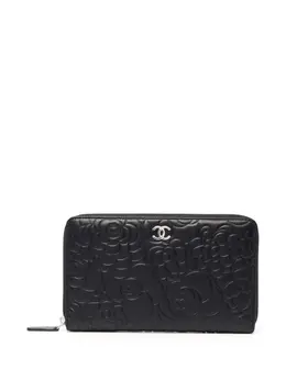 Chanel Pre-Owned: Чёрный кошелёк 