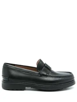 Salvatore Ferragamo: Чёрные мокасины 