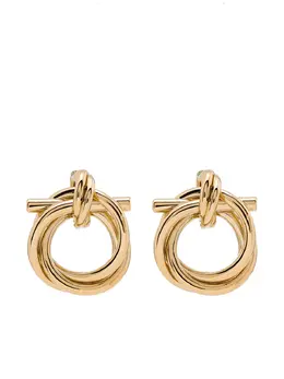 Salvatore Ferragamo: Серьги  Gancini