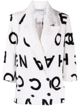 Chanel Pre-Owned: Куртка с принтом 