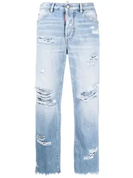 Dsquared2: Рваные джинсы 
