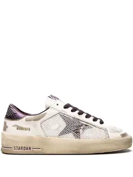 Golden Goose: Белые кроссовки  Stardan