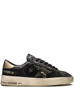 Golden Goose: Чёрные кроссовки  Stardan
