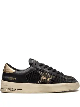 Golden Goose: Чёрные кроссовки  Stardan