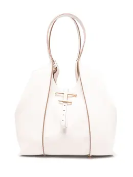 Tod's: Белая сумка-шоппер  Timeless