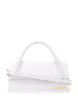 Jacquemus: Белая сумка-шоппер  Le Chiquito Long