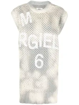MM6 Maison Margiela: Трикотажное платье 