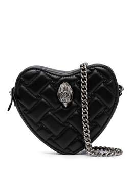 Kurt Geiger London: Чёрная сумка через плечо 