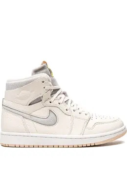Jordan: Белые кроссовки  Air Jordan 1 Zoom