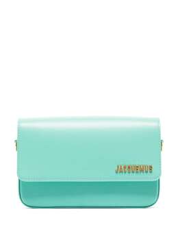 Jacquemus: Зелёная сумка  Le Carinu