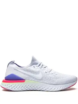 Nike: Голубые кроссовки  Epic React Flyknit