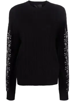 Philipp Plein: Свитер  Skull с блёстками