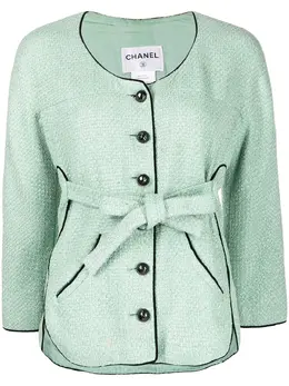 Chanel Pre-Owned: Твидовая куртка 