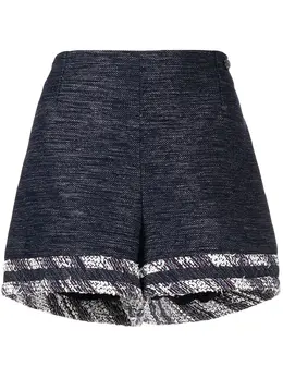 Chanel Pre-Owned: Твидовые шорты 