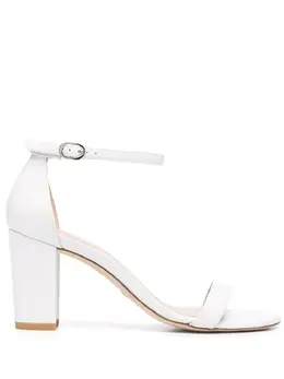 Stuart Weitzman: Белые сандалии  Nearlynude