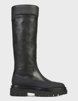 SANTONI: Чёрные сапоги 